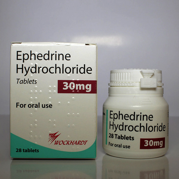 Ephedrine HCL 30mg Wockhardt